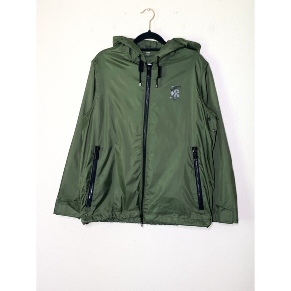Burberry Windbreaker US 4 Lightweight Jacket Zip Pockets Hooded - Picture 1 of 15